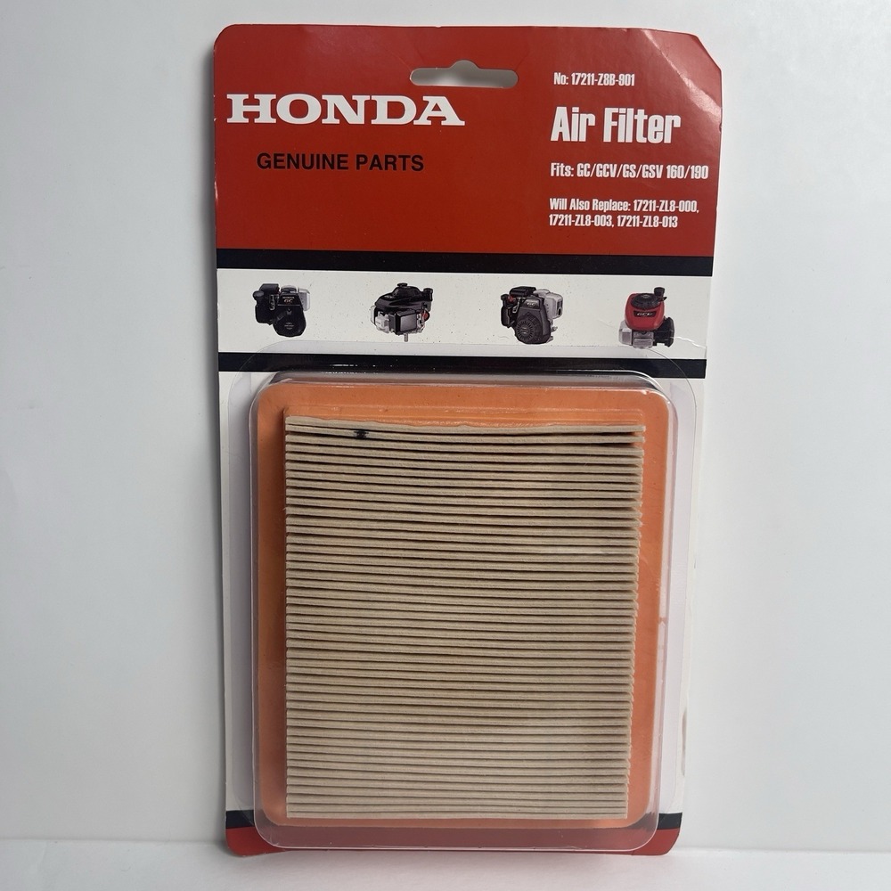 Honda Genuine Air Filter 17211-Z8B-901 GC GCV GS GSV 160 190 OEM New